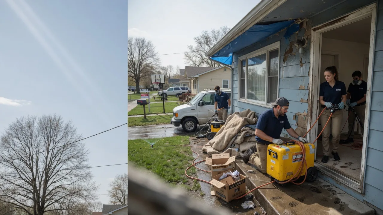 Basement Flood Cleanup in Waco, NE near me
